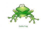 English Worksheet: The Frog Family- FlashCards Set 1