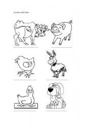 English Worksheet: Farm Animals