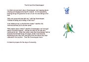 English Worksheet: Fable The Ant and the Grasshopper