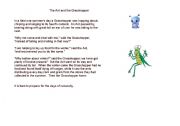 English worksheet: Fable The Ant and the Grasshopper