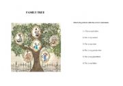 English Worksheet: FAMILY TREE WORKSHEET