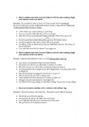 English Worksheet: gerund