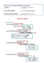 English worksheet: Past simple