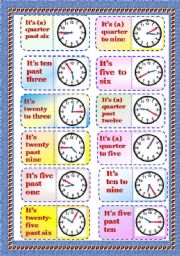 English Worksheet: Graminoes -  Telling Time - Part 2/3