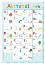 English Worksheet: THE ALPHABET 