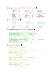 prepositions (time-place)