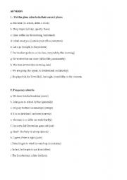 English Worksheet: adverbs