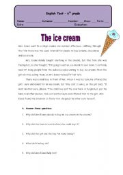 Test - The ice-cream