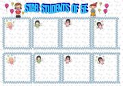 English Worksheet: star students poster