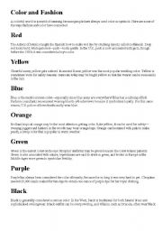 English worksheet: Street Styles