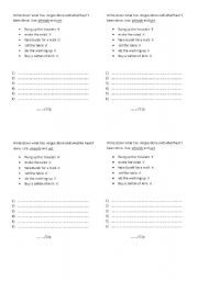 English worksheet: already and yet