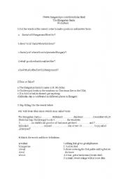 English Worksheet: the hungarian santa