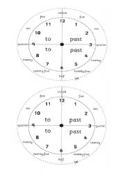 English Worksheet: clock