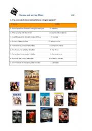 English Worksheet: Film Genres