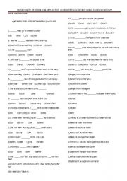 examination paper for esl learners