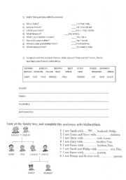 English Worksheet: REVIEW BASIC GRAMMAR 