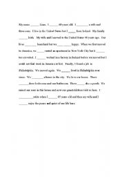 English Worksheet: Praticing 