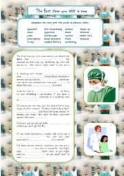 English Worksheet: Visiting a doctor