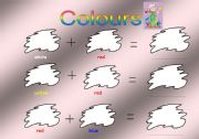 English worksheet: COLOURS