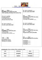 English Worksheet: Feist 1234