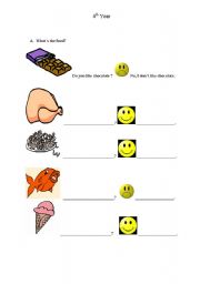 English worksheet: Food