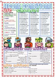 English Worksheet: Second Conditional