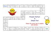 English Worksheet: Present Perfect X Simple Past
