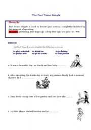 English worksheet: Past Simple  - exercise