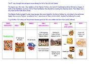 English Worksheet: special days : step 9 - Thanksgiving.