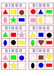 Color Shape Bingo!