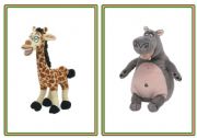 Cute animal flashcards