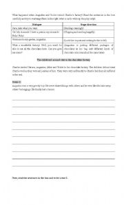 English Worksheet: Charlie and the chocolate factory