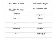English worksheet: Easy Impromptu Speech topics