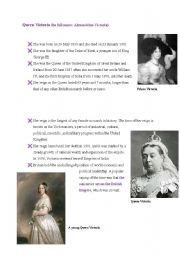 English Worksheet: Queen Victoria