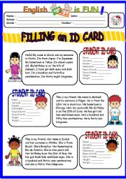 Filling an ID CArd