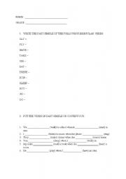 English Worksheet: Past Simple or Continuous
