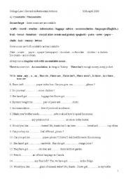 English Worksheet: mixed grammar