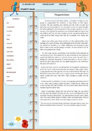 English Worksheet: citizenship and social responsibilities. 