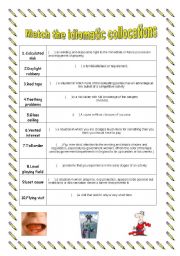 Idiomatic collocations