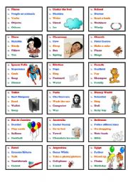 English Worksheet: Drawing game