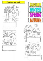 English Worksheet: Seasons