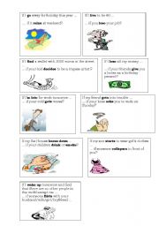 FIRST AND SECOND CONDITIONALS SPEAKING CARDS