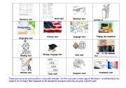 English worksheet: I will remember everything ! daily timetable.