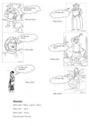 English worksheet: Shreck