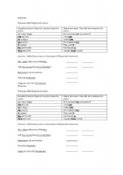 English worksheet: Pronouns