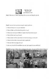 English Worksheet: Past Tense - I Love Lucy, 