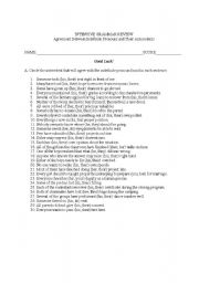 English worksheet: Agrrement Between Indefinite Pronoun and its Antecedent