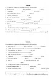 English Worksheet: adjective or adverb