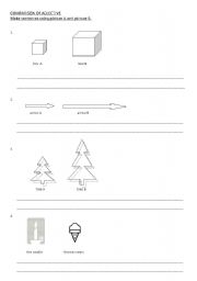 English worksheet: COMPARISON OF ADJECTIVE