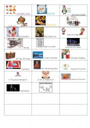 English Worksheet: a timetable from September to December